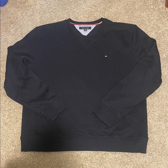 Tommy Hilfiger Men's Navy V-Neck Sweater - Picture 1 of 3